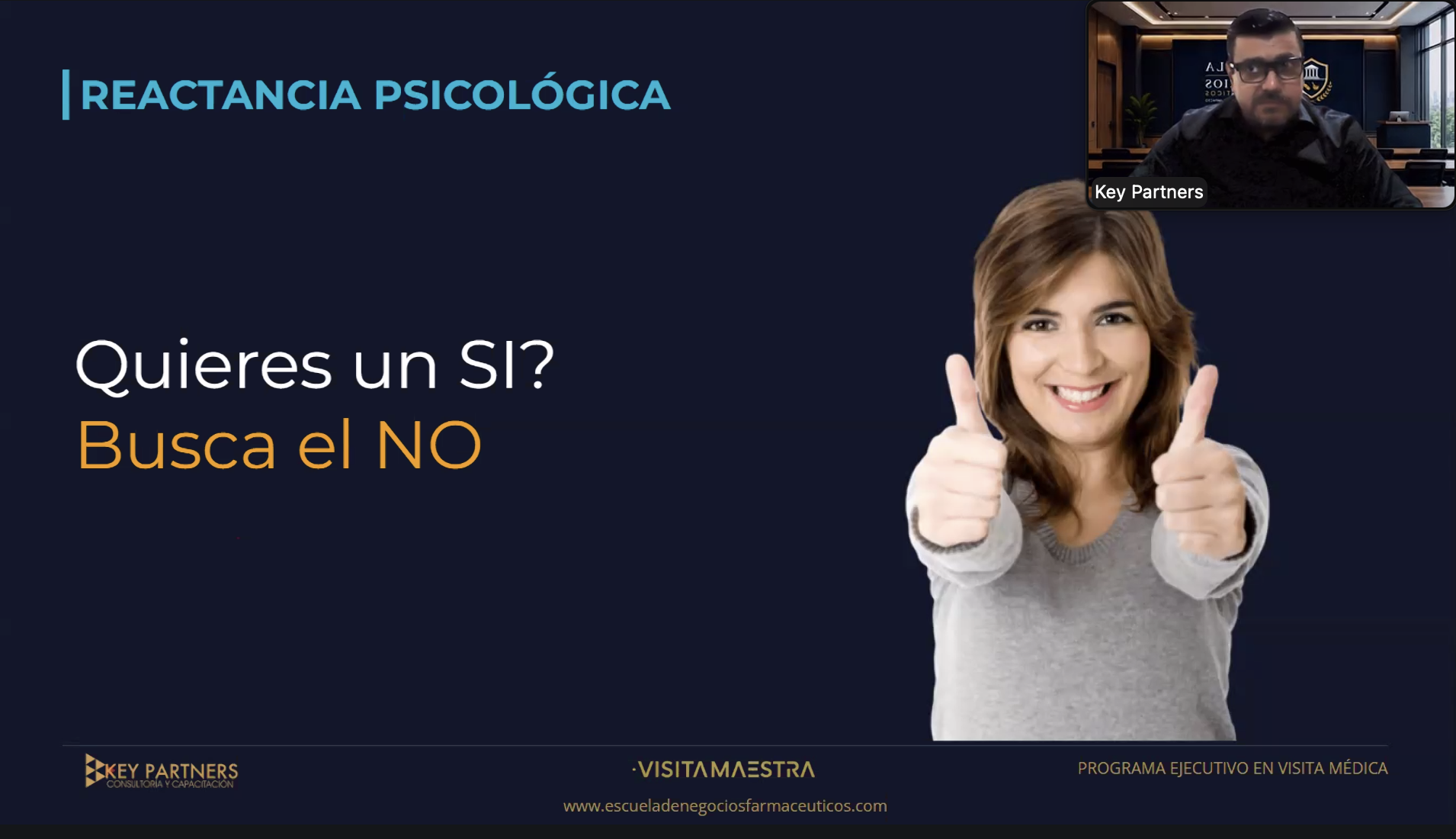 Clase sobre reactancia psicológica en la entrevista médica